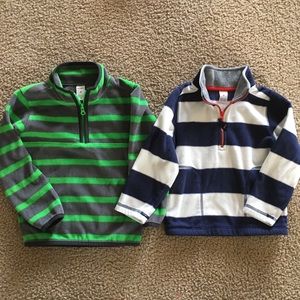 Two carters fleece pull overs boys 4